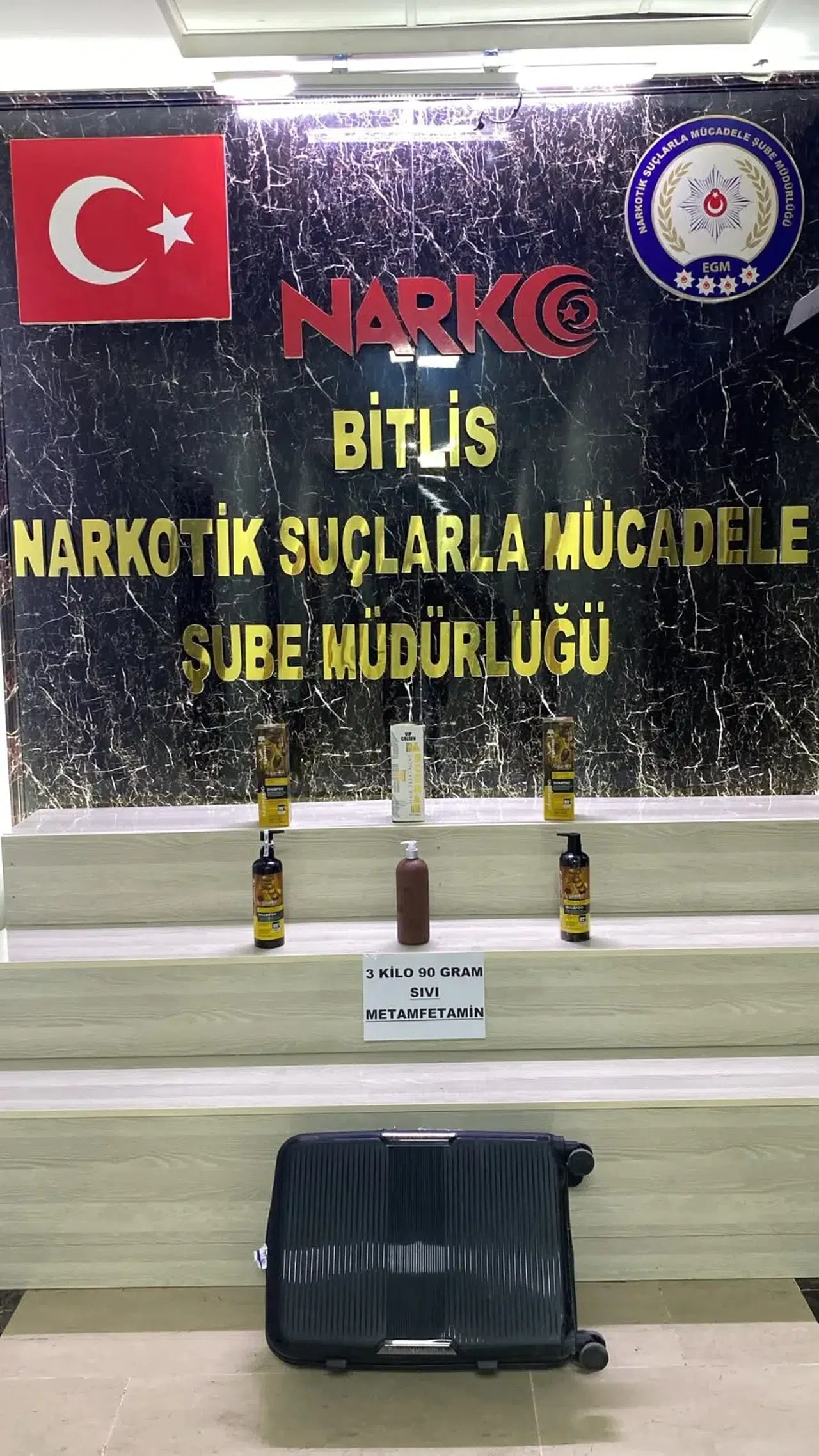 Bitlis'te otel odasındaki şampuan şişelerinden sıvı uyuşturucu çıktı