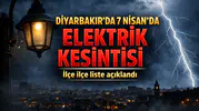 Diyarbakır’da 7 Nisan’da elektrik kesintisi: İlçe ilçe liste açıklandı