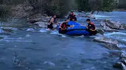 Dicle Nehri’nde korku dolu anlar: Mahsur kalan genç AFAD ekiplerince kurtarıldı