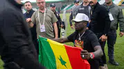 Diagne’nin bayrağına müdahale: Gergin anlar