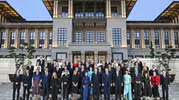 Külliye'de NATO liderlerine resmi resepsiyon: Erdoğan ve Emine Erdoğan ev sahipliği yaptı