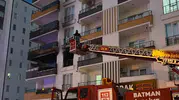 Batman Emekli TOKİ konutlarında bir dairede yangın paniği yaşandı