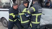 Batman yolunda iki minibüsün karıştığı kazada dokuz kişi yaralandı