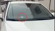 Kızıltepe'de park halindeki otomobile yorgun mermi isabet etti