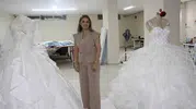 Şırnaklı girişimci kadın atık malzemelerden gelinlik tasarlayarak kadınlara istihdam sağlıyor
