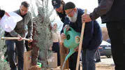 Elazığ'da şehitlerin anısına fidanlar toprakla buluştu