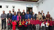Patnoslu minik öğrenciler adli ve idari yetkililerle bir araya geldi
