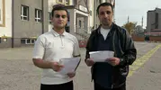 Hakkari'de baba ve oğul aynı okulda KPSS heyecanı yaşadı