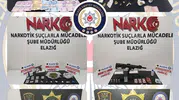 Elazığ polisinden uyuşturucu tacirlerine yönelik geniş kapsamlı operasyon