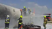 Şanlıurfa GAP Havalimanında nefes kesen acil durum tatbikatı