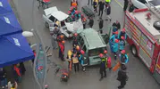 Muş'ta ekipler trafik kazası senaryosuyla sahaya indi