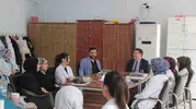 Cizre İlçe Milli Eğitim Müdürü İke okul ziyaretlerinde öğrencilerle buluştu