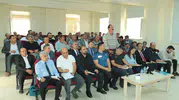 Çüngüş ilçesinde muhtarlar ve yöneticiler bir araya geldi