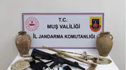 Muş Bulanık'ta kaçak kazı yapan şüpheliye jandarma baskını