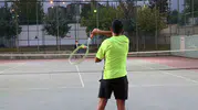 Şanlıurfa'da Cumhuriyet Bayramı coşkusu tenis kortlarına taşındı