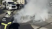 Siirt merkezde motosiklet ve hafif ticari araç çarpıştı
