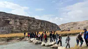 Diyadin Kanyonu beş bin kişinin katılımıyla doğa tutkunlarını ağırladı