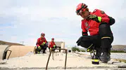 Elazığ polis ekipleri zorlu kurtarma tatbikatıyla hazır bekliyor
