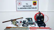Van Çaldıran'da sit alanında kaçak kazı yapan iki kişi yakalandı