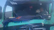 Batman Otogar Kavşağı'nda kamyon ve tır çarpıştı