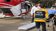Şırnak'ta iki kritik hasta için hava ambulansları peş peşe havalandı
