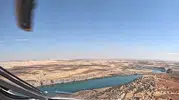 GÖKBEY'in gözünden kadim şehir: Fırat Nehri üzerindeki süzülüşü kokpit kamerasına yansıdı