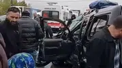 Van Muradiye yolunda tır ve hafif ticari araç çarpıştı