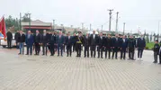 Dicle ilçesinde 29 Ekim Cumhuriyet Bayramı coşkusu çelenk töreniyle başladı