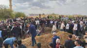 Nusaybin'de su kanalına uçan otomobilde hayatını kaybeden 6 kişi toprağa verildi