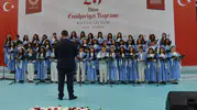 Mardin'de Cumhuriyet coşkusu çocuk korosundan dört dilde türkü