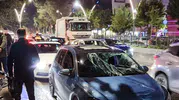 Batman Turgut Özal Caddesi üzerinde otomobil ve bisiklet çarpıştı