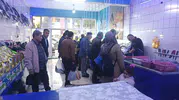 Ahlat'ta kışın gelmesiyle balık tezgahlarında hareketli günler başladı
