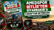 Amedspor-Eyüpspor maçı öncesi anlamlı organizasyon: Taraftarlar Bitlis' ve Tatvan'dan gelecek