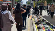 Vanlılar bayram alışverişi için caddelere akın etti