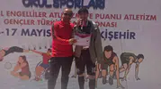 Vanlı Ferhat Çıkar atletizmde Türkiye şampiyonu oldu