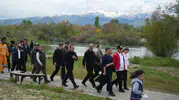 Muş’ta gençler bayramı doğa ve sporla kutladı