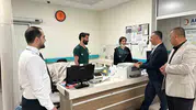 Şırnakta nöbetçi sağlıkçılara bayram ziyareti