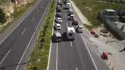 Mardin trafiğinde ambulanslar için fermuar dönemi başlıyor