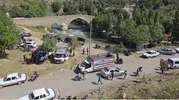 Çermik’te kurbanlıklar tarihi köprünün dibinde satışa çıktı