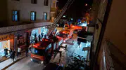 Elazığ’da bir lokantanın bacası alevlere teslim oldu