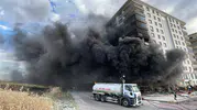 Şanlıurfa’da apartman altındaki dükkanda yangın paniği