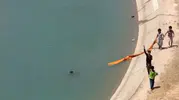 Batman'da sulama kanalında can pazarı