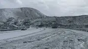 Haziran ayında Tendürek Geçidi beyaza büründü