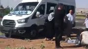 Batman'da minibüslerin çarpıştığı kazada 15 kişi yaralandı