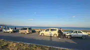 Ahlat yolunda düğün konvoyu birbirine girdi
