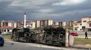 Elazığ’da ağır vasıta kazası 2 kişi hastanelik oldu
