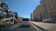 Diyarbakır trafiğinde ucuz atlatılan tehlike kamerada