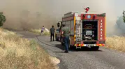 Diyarbakır Eğil'de hasat vakti büyük yangın felaketi
