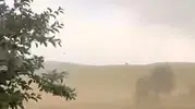 Bingöl Sudüğünü köyünde fırtına paniği kamerada