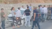 Siirt’te düğün konvoyunda kaza 2 kişi hastanelik oldu